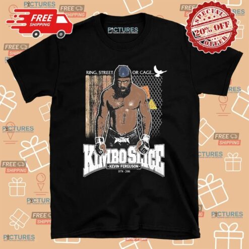 Kimbo Slice Kevin Ferguson 1974 2016 Ring Street Or Cage T Shirt
