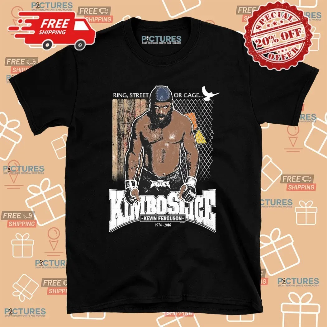 Kimbo Slice Kevin Ferguson 1974 2016 Ring Street Or Cage T Shirt