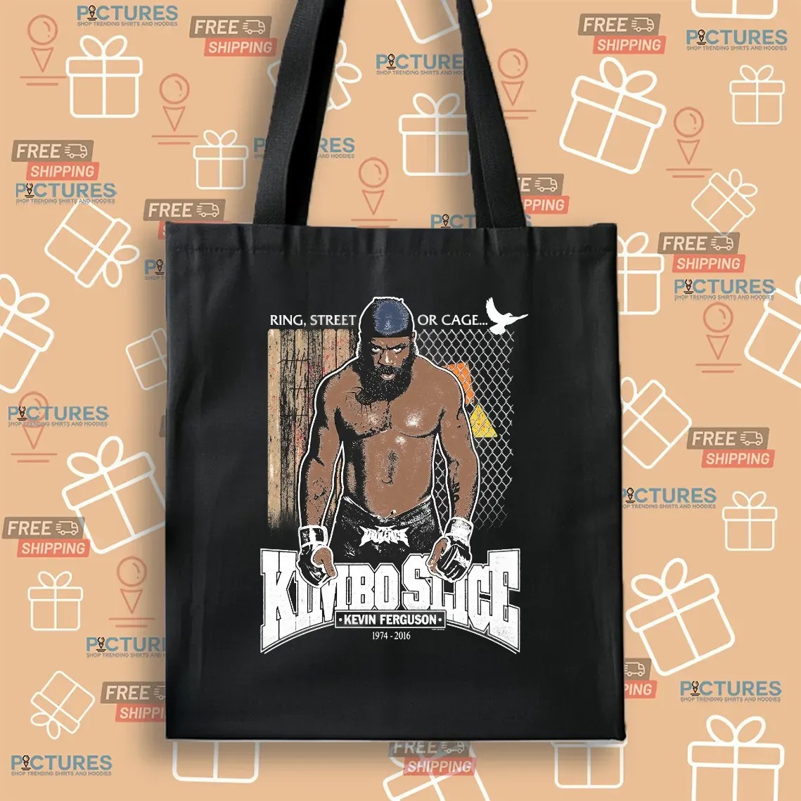 Kimbo Slice Kevin Ferguson 1974 2016 Ring Street Or Cage T Shirt