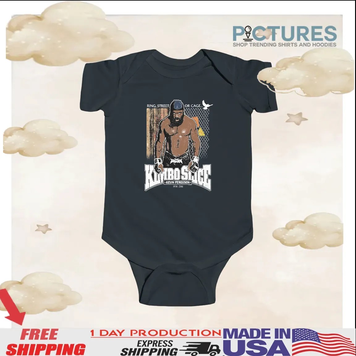 Kimbo Slice Kevin Ferguson 1974 2016 Ring Street Or Cage T Shirt