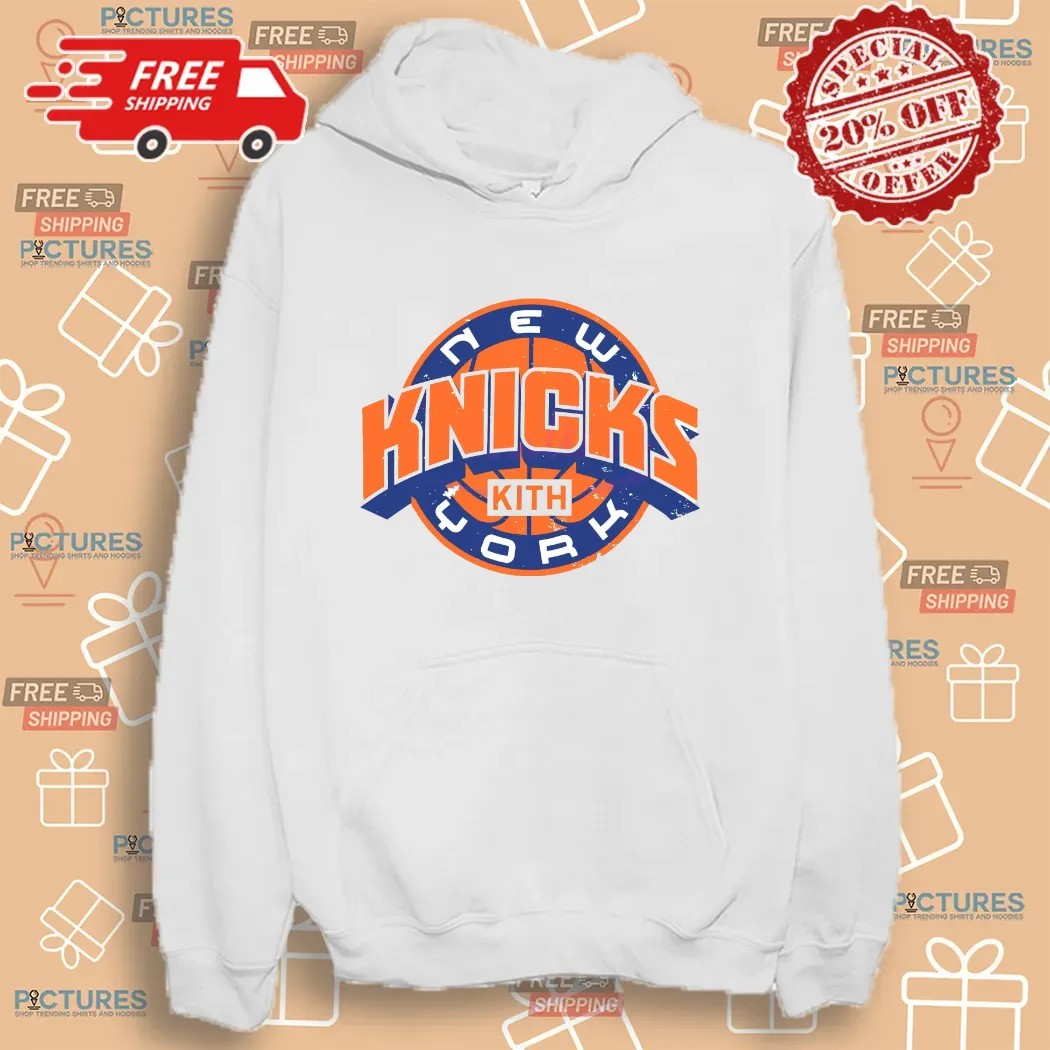 Kith For The New York Knicks NBA Playoffs 2025 Logo T Shirt
