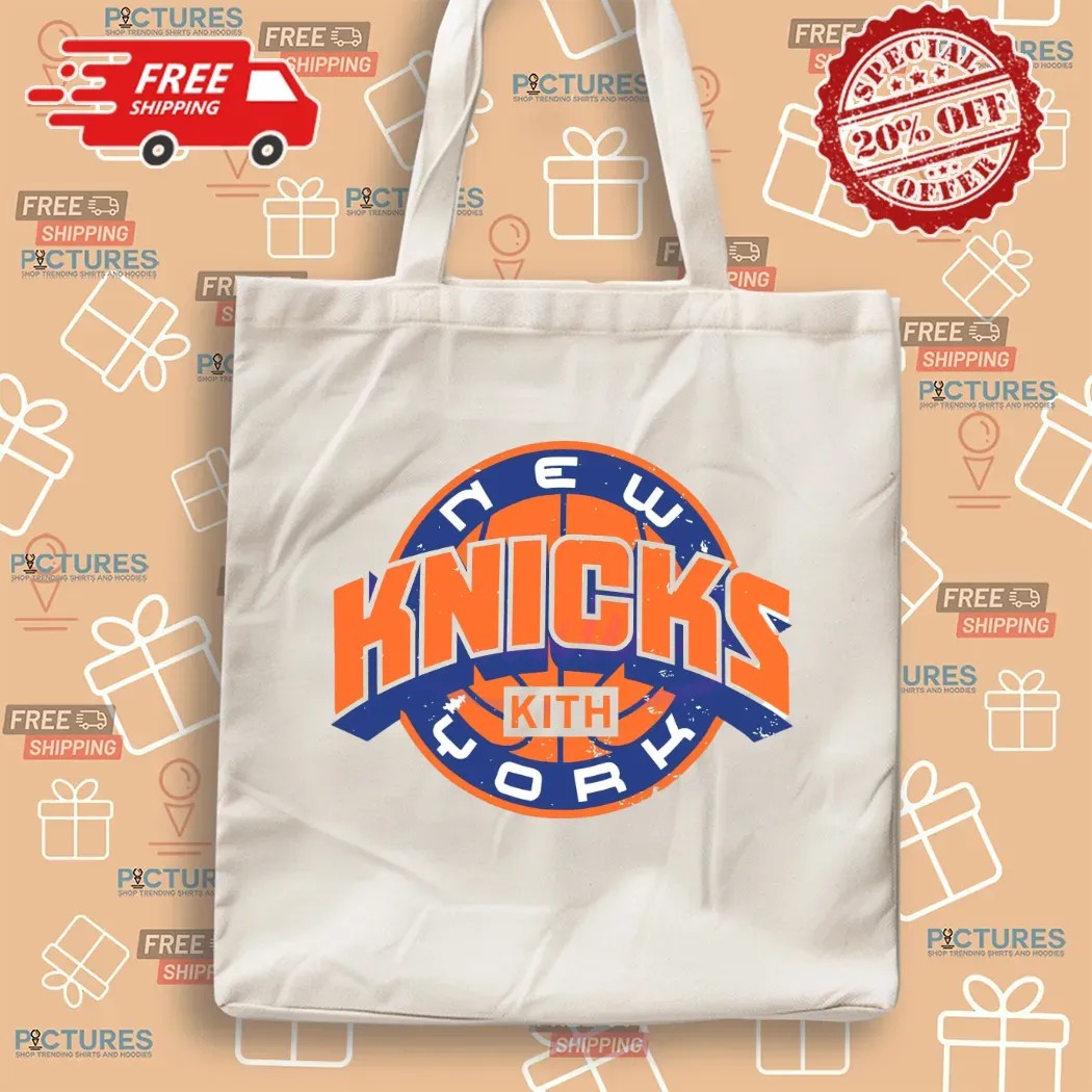 Kith For The New York Knicks NBA Playoffs 2025 Logo T Shirt