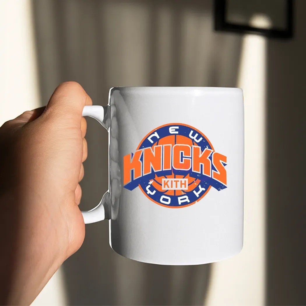 Kith For The New York Knicks NBA Playoffs 2025 Logo T Shirt