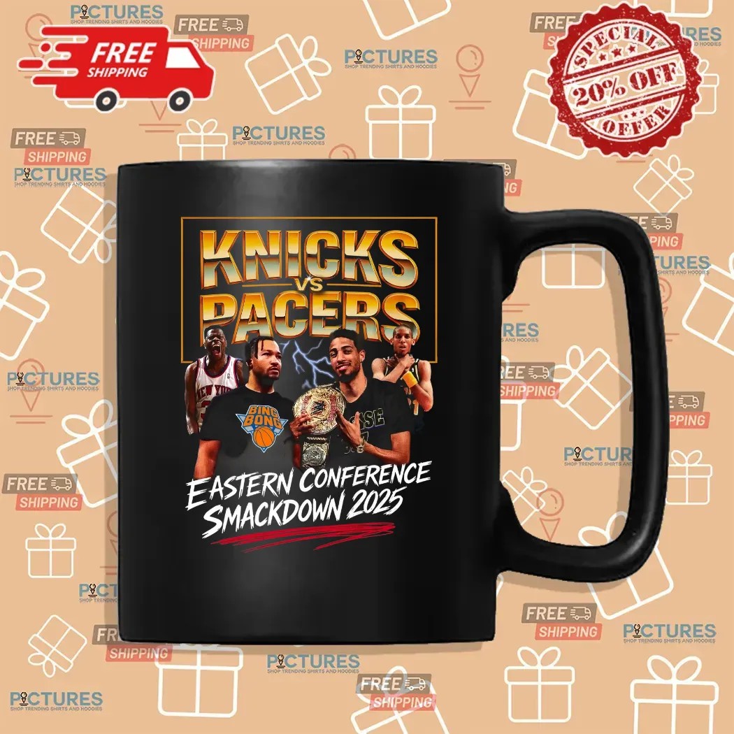 Knicks Vs Pacers Eastern Conference Smackdown 2025 Vintage Bootleg T Shirt Knicks Vs Pacers Eastern Conference Smackdown 2025 Vintage Bootleg T Shirt