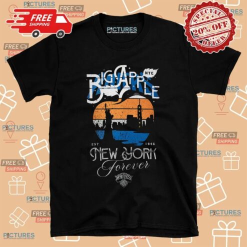 Knicks York Knicks Big Apple Est. 1946 Band T Shirt