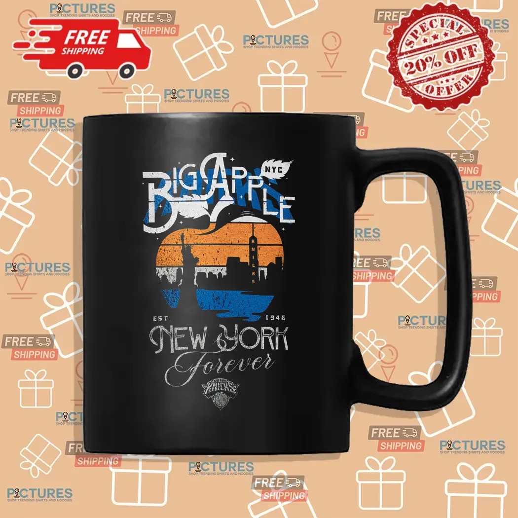 Knicks York Knicks Big Apple Est. 1946 Band T Shirt