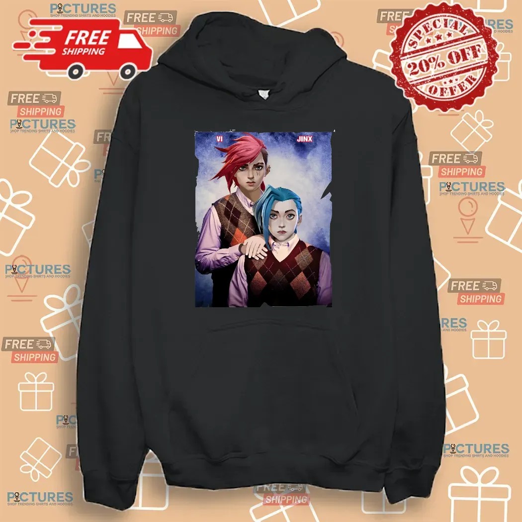 League Of Legends Arcane Vi X Jinx Step Brothers T Shirt