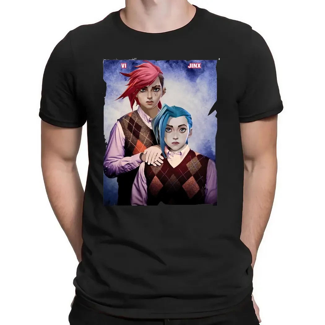 League Of Legends Arcane Vi X Jinx Step Brothers T Shirt