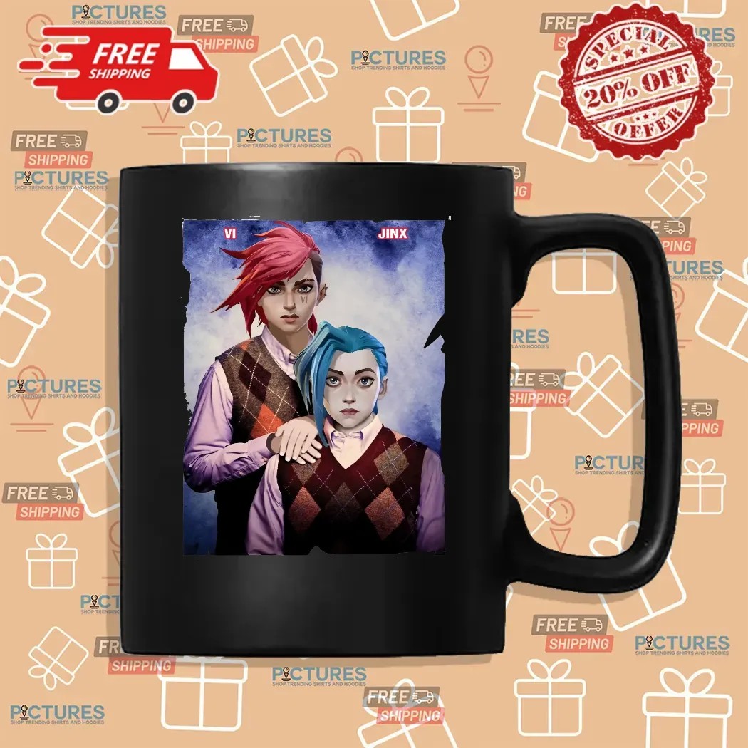 League Of Legends Arcane Vi X Jinx Step Brothers T Shirt