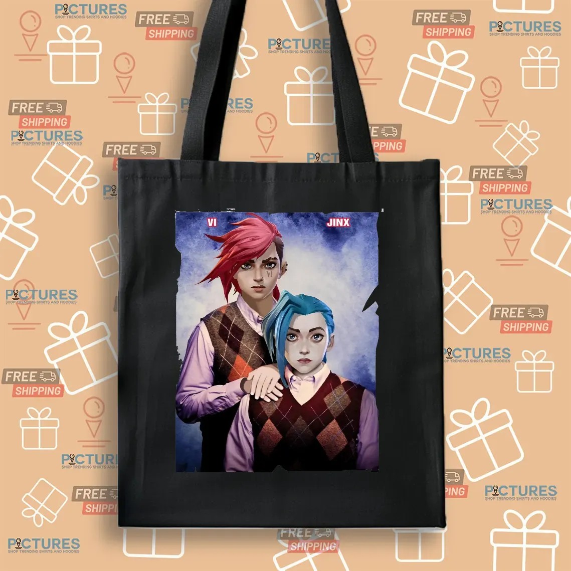 League Of Legends Arcane Vi X Jinx Step Brothers T Shirt
