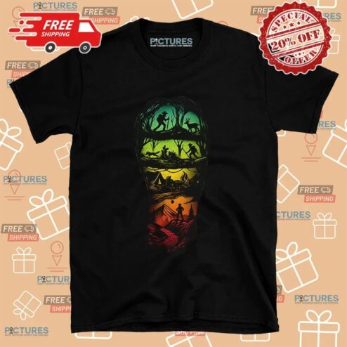 Leave A Trail Go On A Hike Camp In A Tent See A Beautiful Sunset In The Mountains Graphic T Shirt