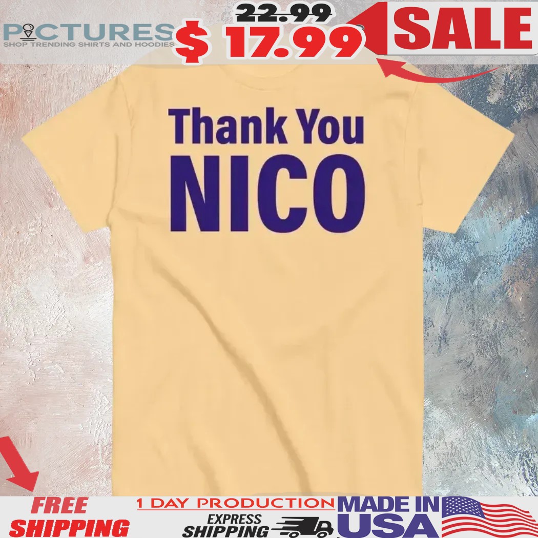 Los Angeles Lakers Thank You Nico Shirt