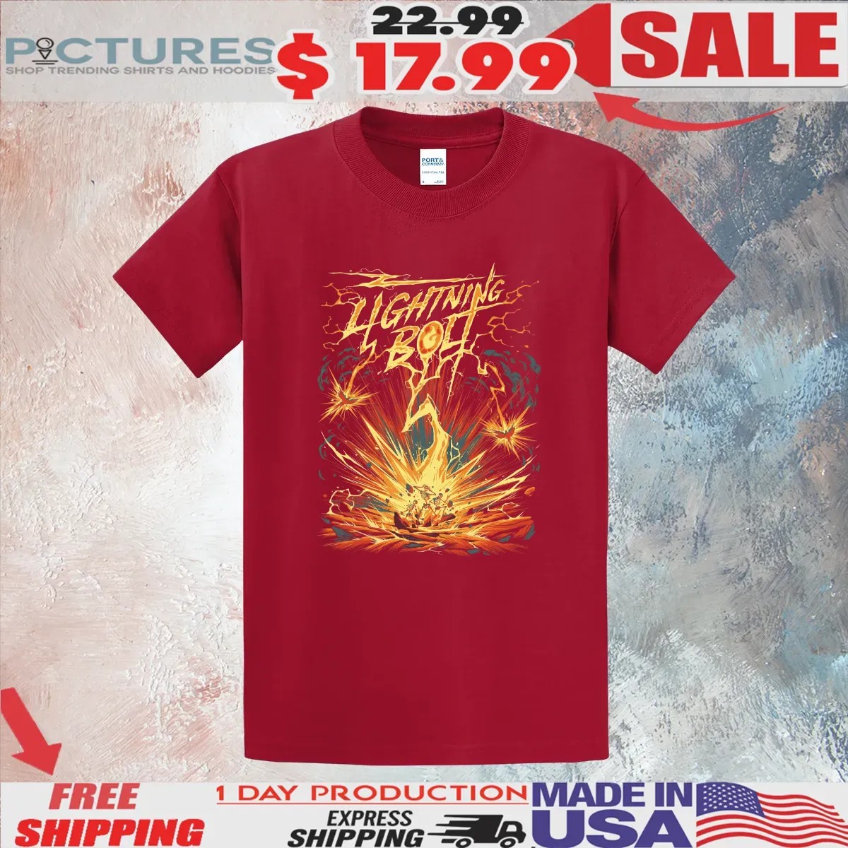 MTG Spell Lightning Bolt Skeletons T Shirt
