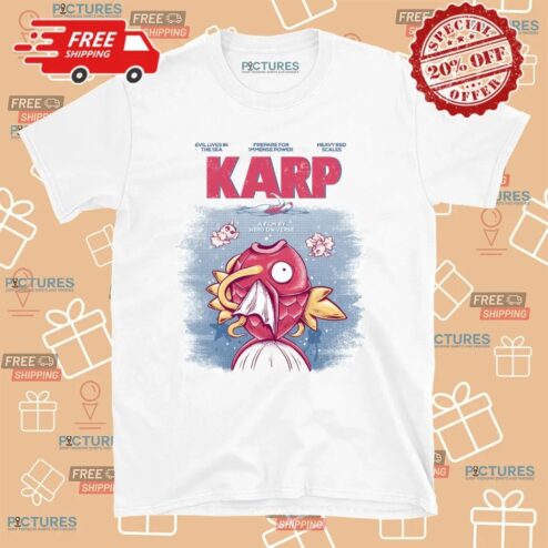 Magikarp Pokémon Karp A Film By Nerd Universe Style Jaws T Shirt