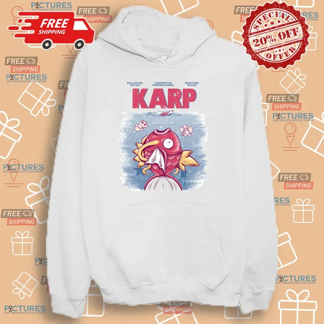 Magikarp Pokémon Karp A Film By Nerd Universe Style Jaws T Shirt