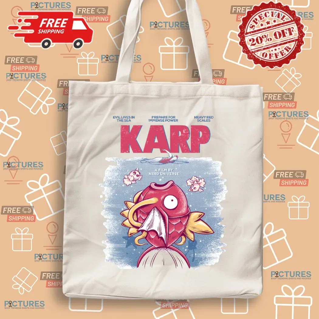 Magikarp Pokémon Karp A Film By Nerd Universe Style Jaws T Shirt
