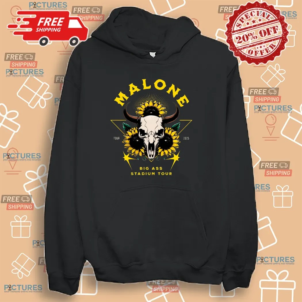 Malone With Jelly Roll Big Ass Stadium Tour 2025 T Shirt