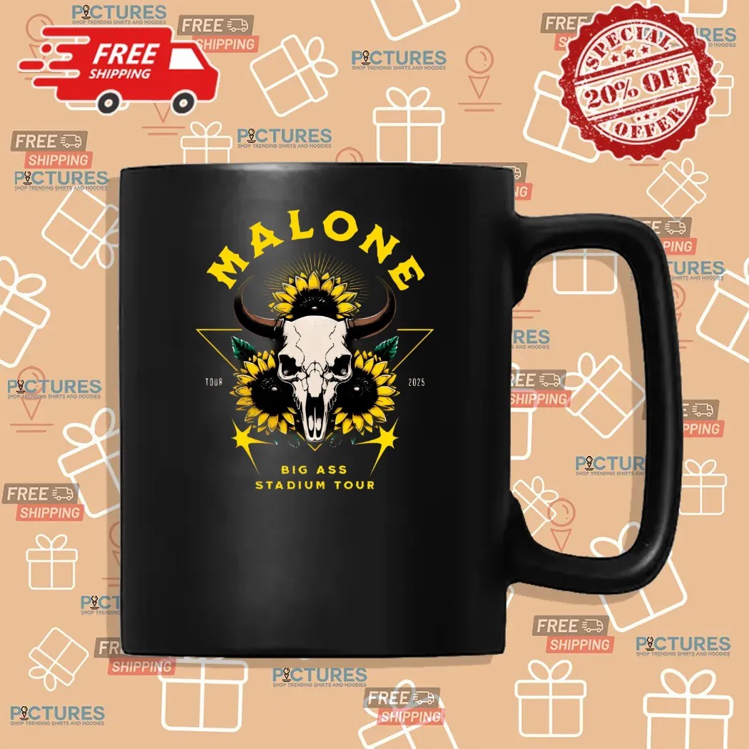 Malone With Jelly Roll Big Ass Stadium Tour 2025 T Shirt