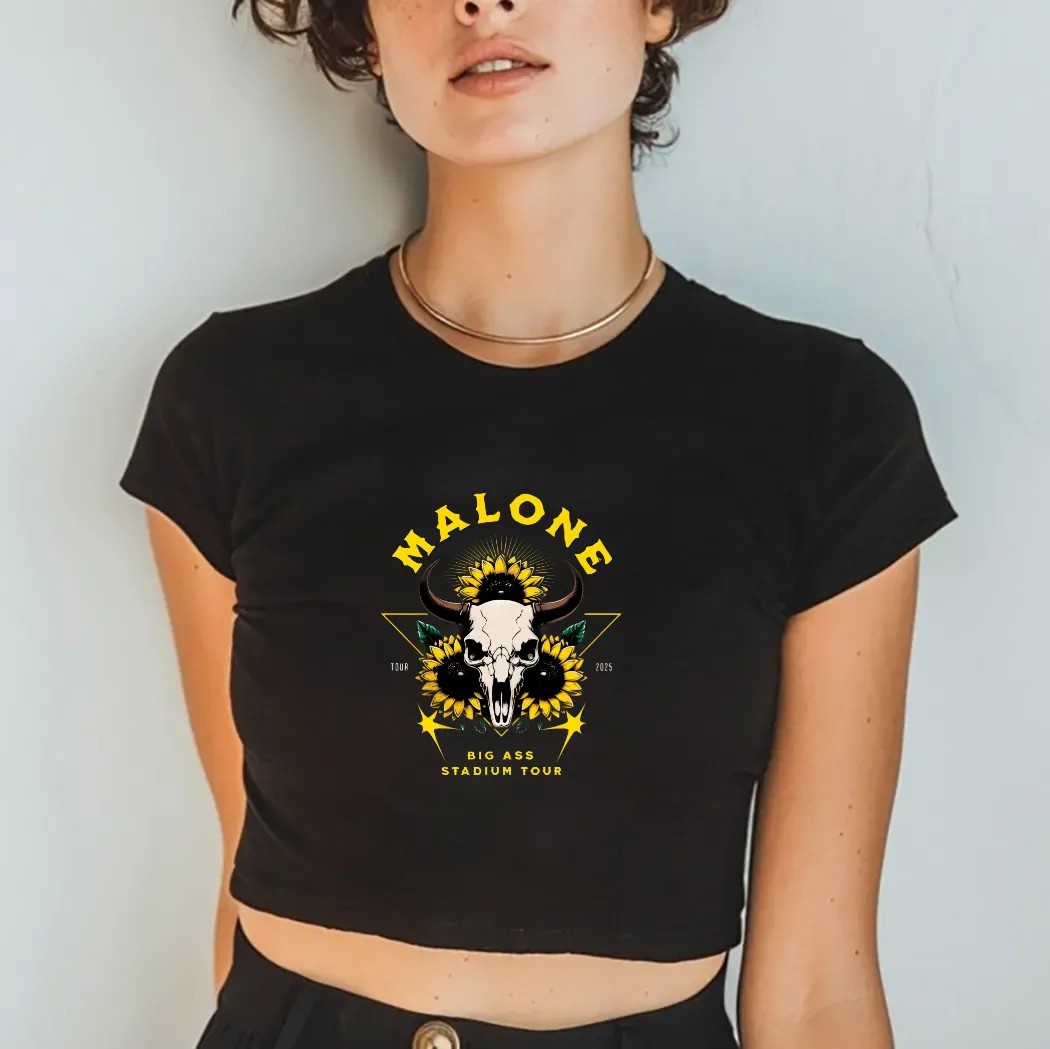 Malone With Jelly Roll Big Ass Stadium Tour 2025 T Shirt