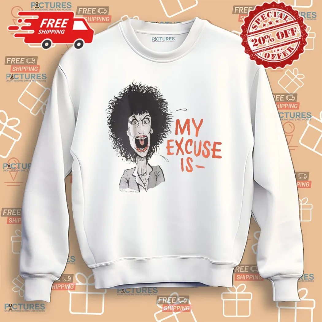 Matthew Gray Gubler Wearing My Excuse Is My Boss Griffin Art Rock N Roll 90s T Shirt