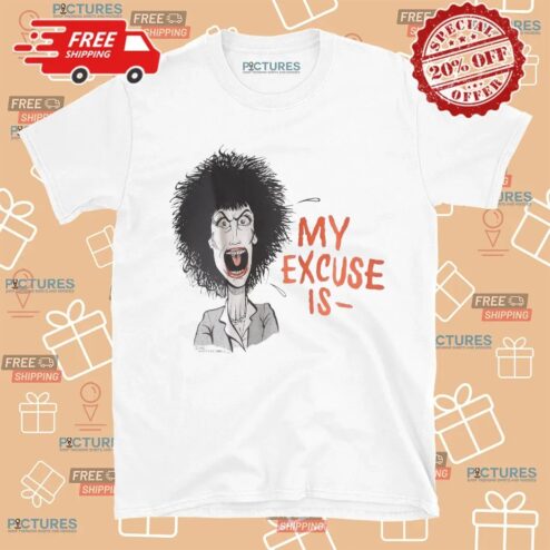Matthew Gray Gubler Wearing My Excuse Is My Boss Griffin Art Rock N Roll 90s T Shirt