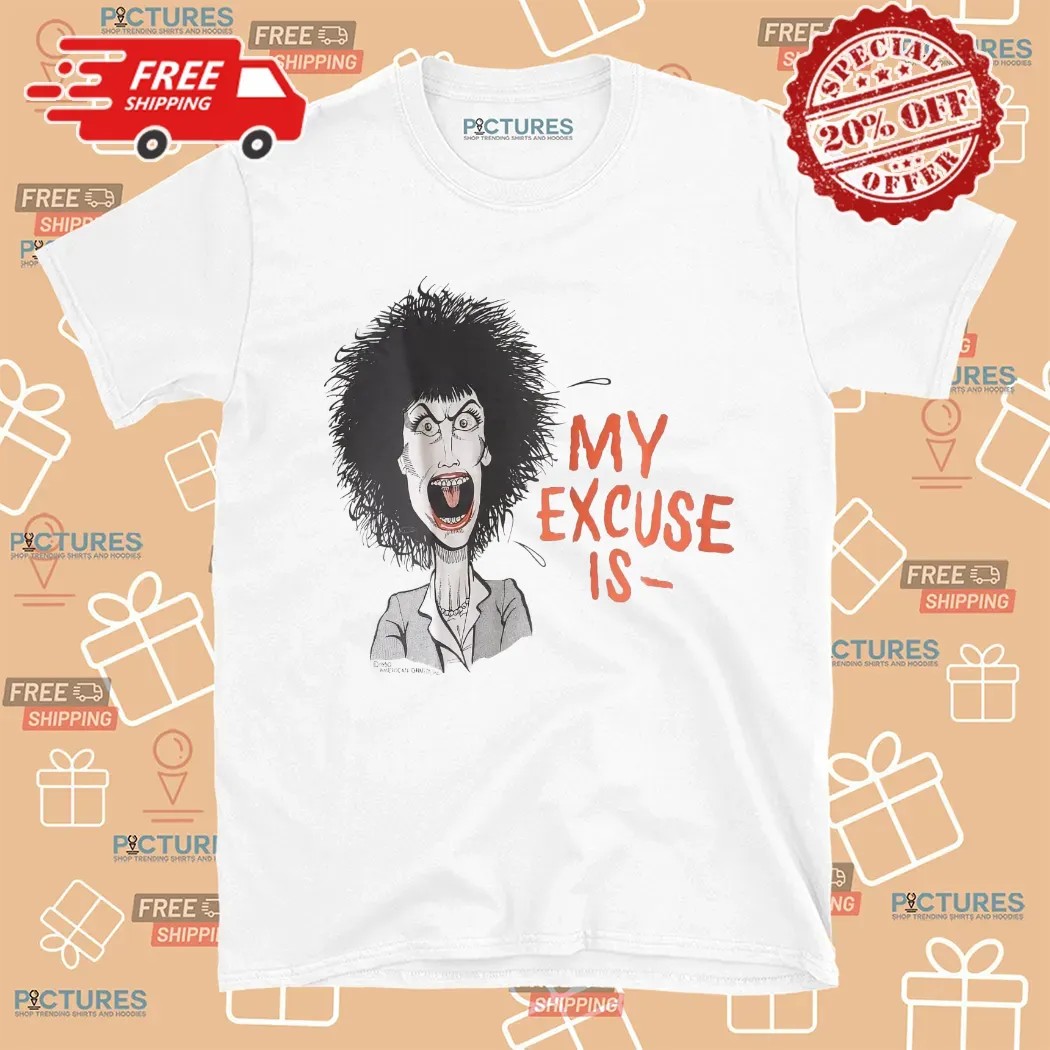 Matthew Gray Gubler Wearing My Excuse Is My Boss Griffin Art Rock N Roll 90s T Shirt