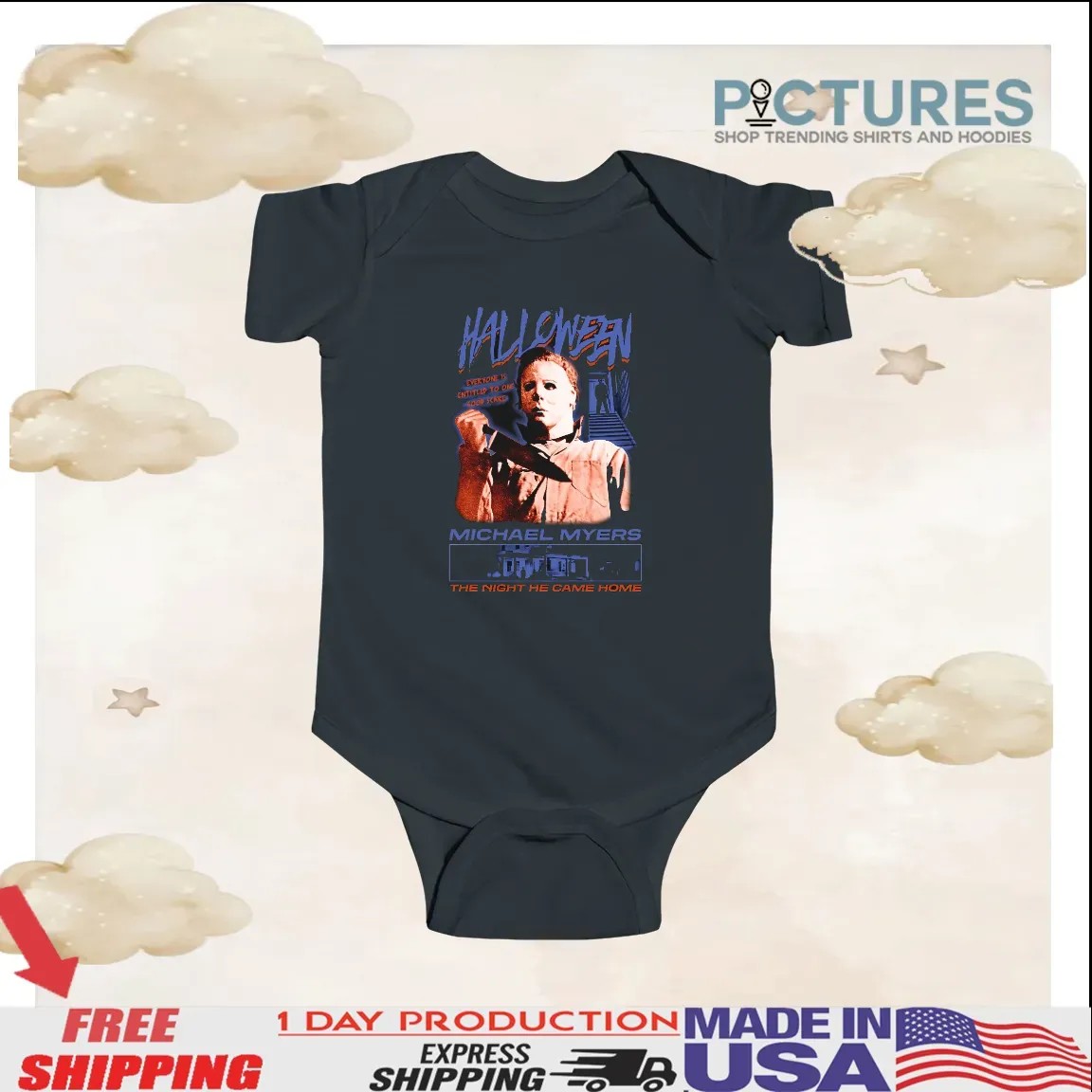 Michael Myers Halloween The Night He Came From Horror Movie T Shirt
