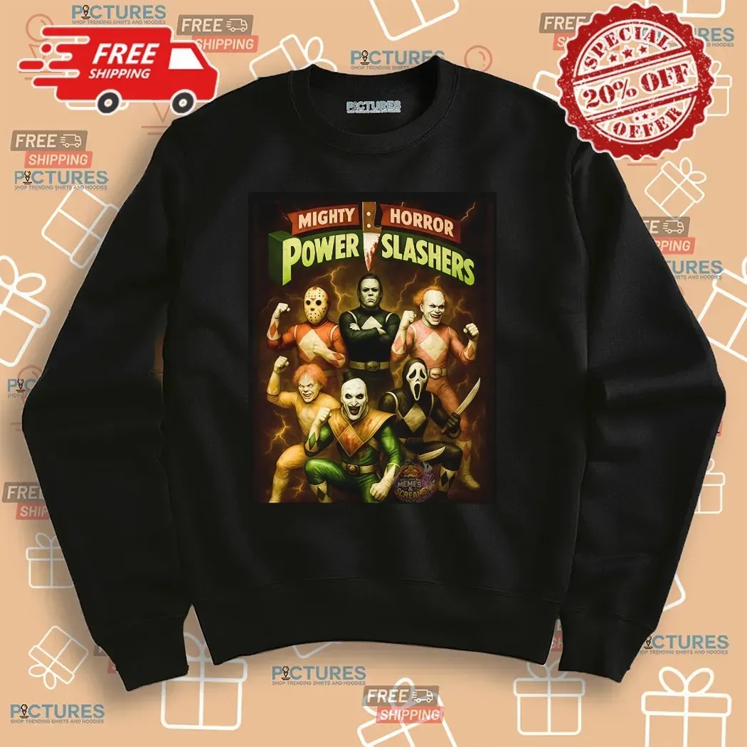 Mighty Horror Power Slashers Horror Movie Characters T Shirt