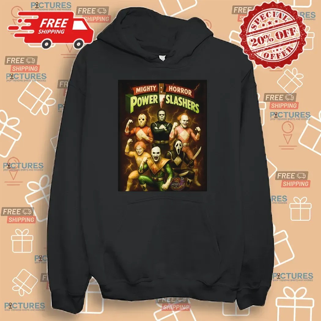 Mighty Horror Power Slashers Horror Movie Characters T Shirt