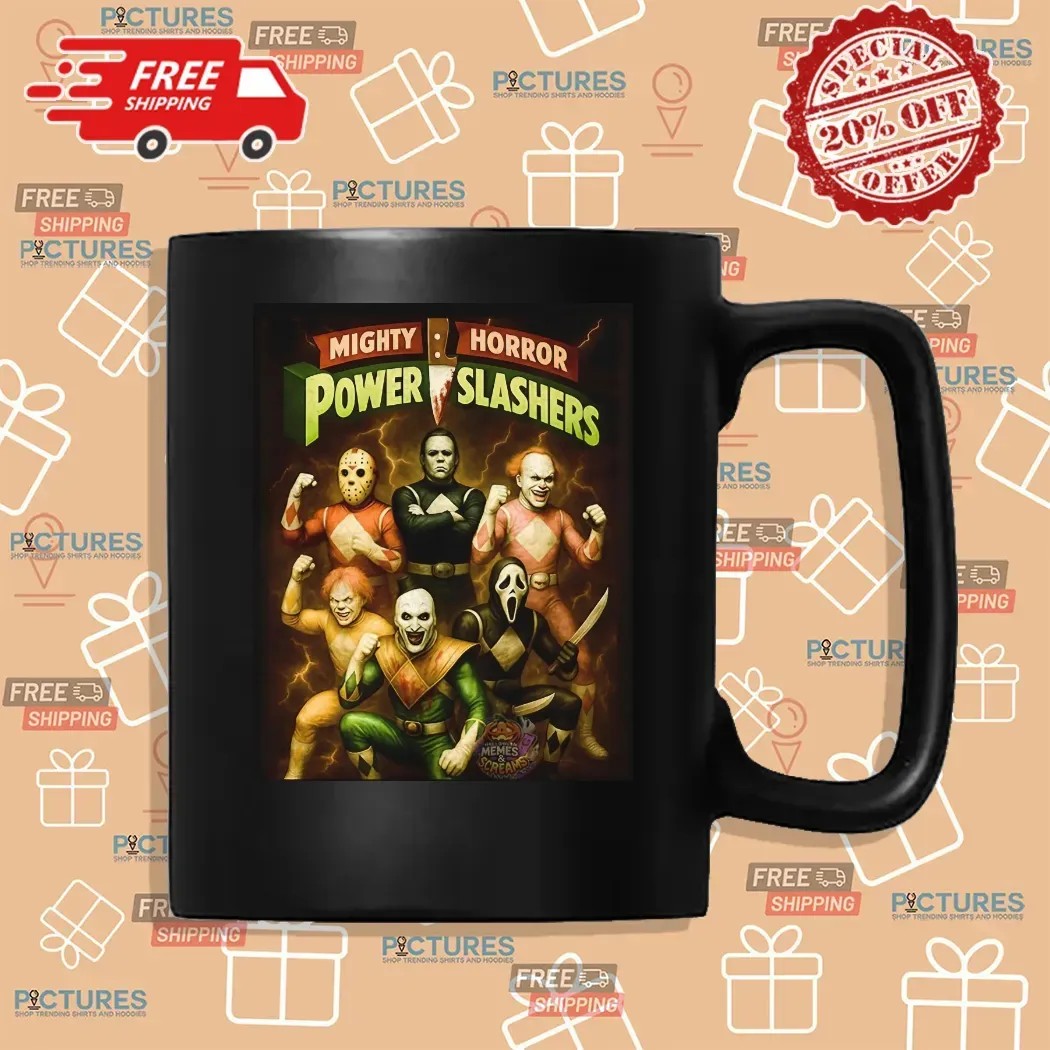 Mighty Horror Power Slashers Horror Movie Characters T Shirt