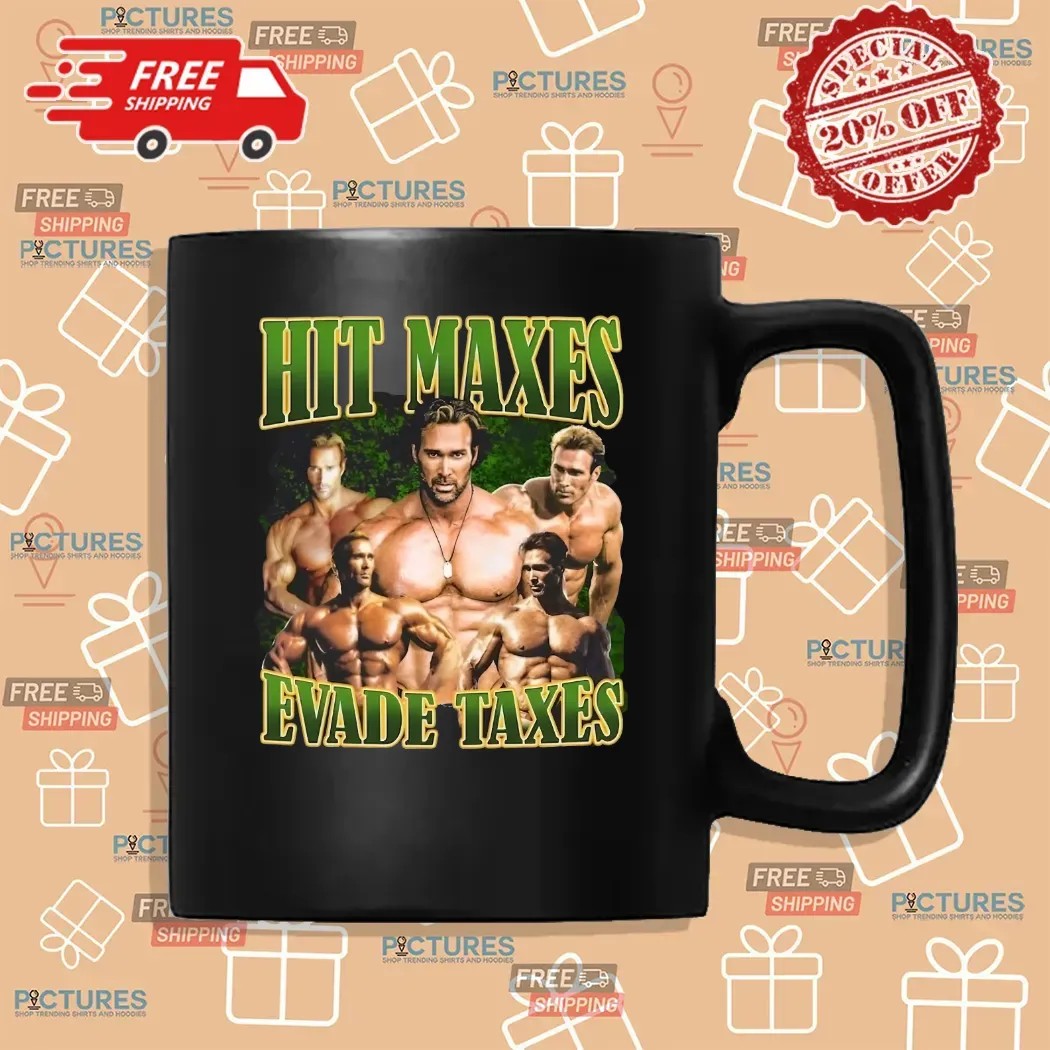Mike O’hearn Hit Maxes Evade Taxes Vintage Bootleg T Shirt