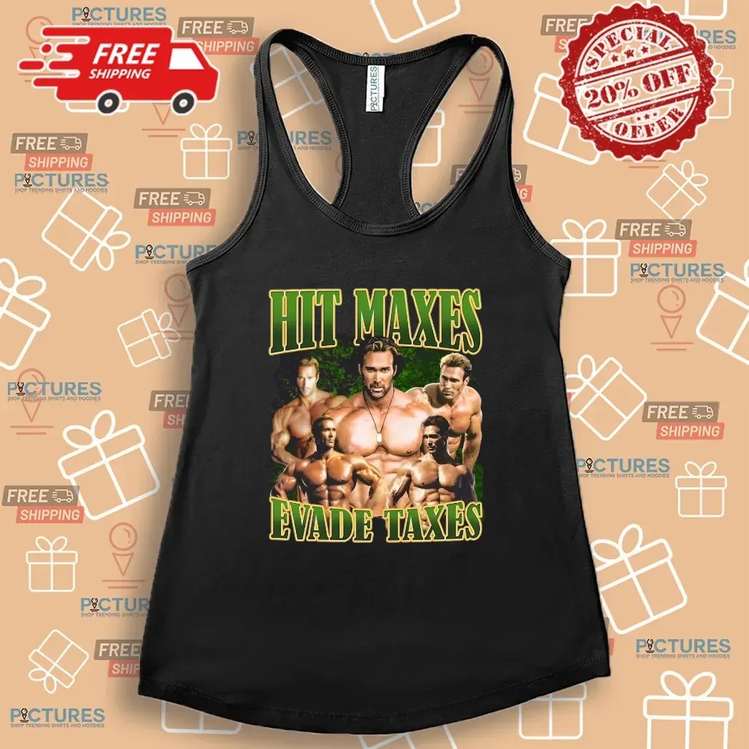 Mike O’hearn Hit Maxes Evade Taxes Vintage Bootleg T Shirt