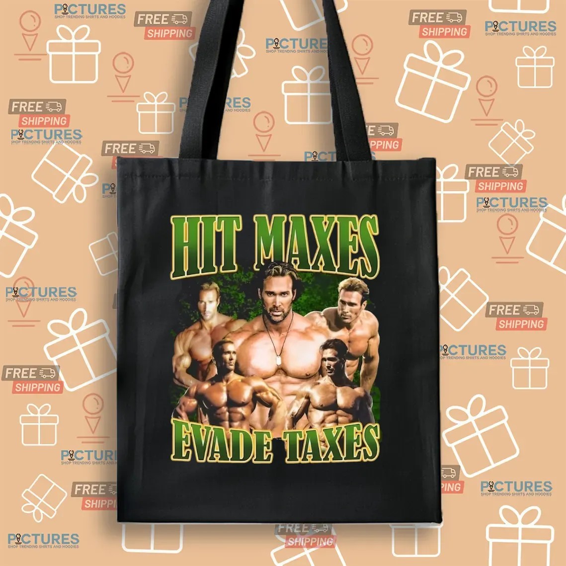 Mike O’hearn Hit Maxes Evade Taxes Vintage Bootleg T Shirt