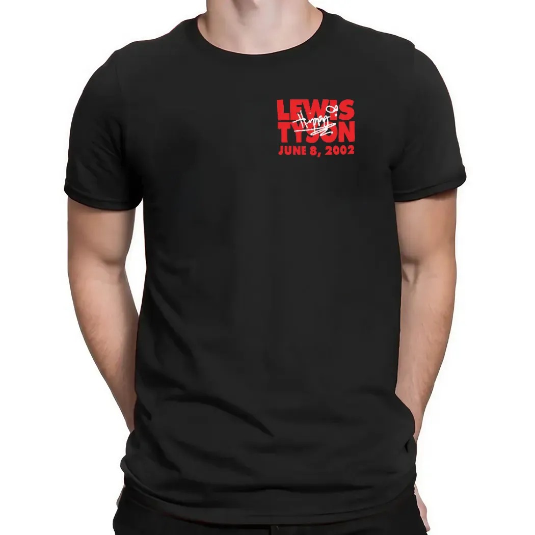 Mike Tyson Vs Lennox Lewis Rumble on The River Memphis Tennessee June 8 At Pyramid World Heavyweight Championship T Shirt