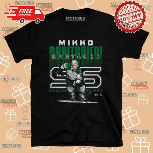 Mikko Rantanen Dallas Stars Hockey Cracked Name T Shirt