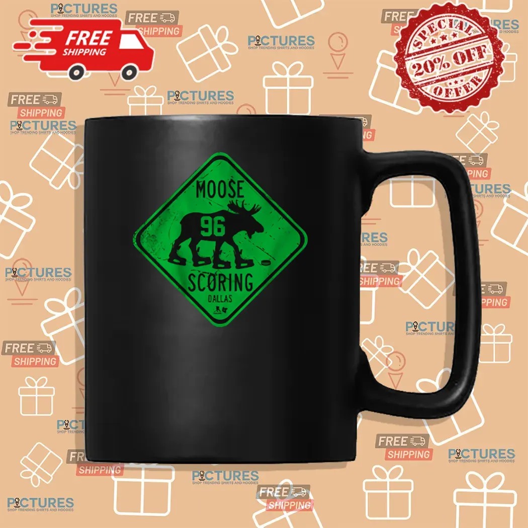 Mikko Rantanen Moose Scoring Sign Dallas Stars Shirt