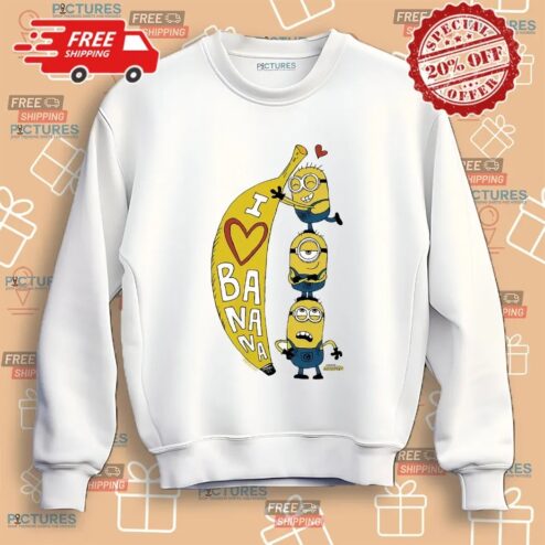 Minions I Love Banana T Shirt