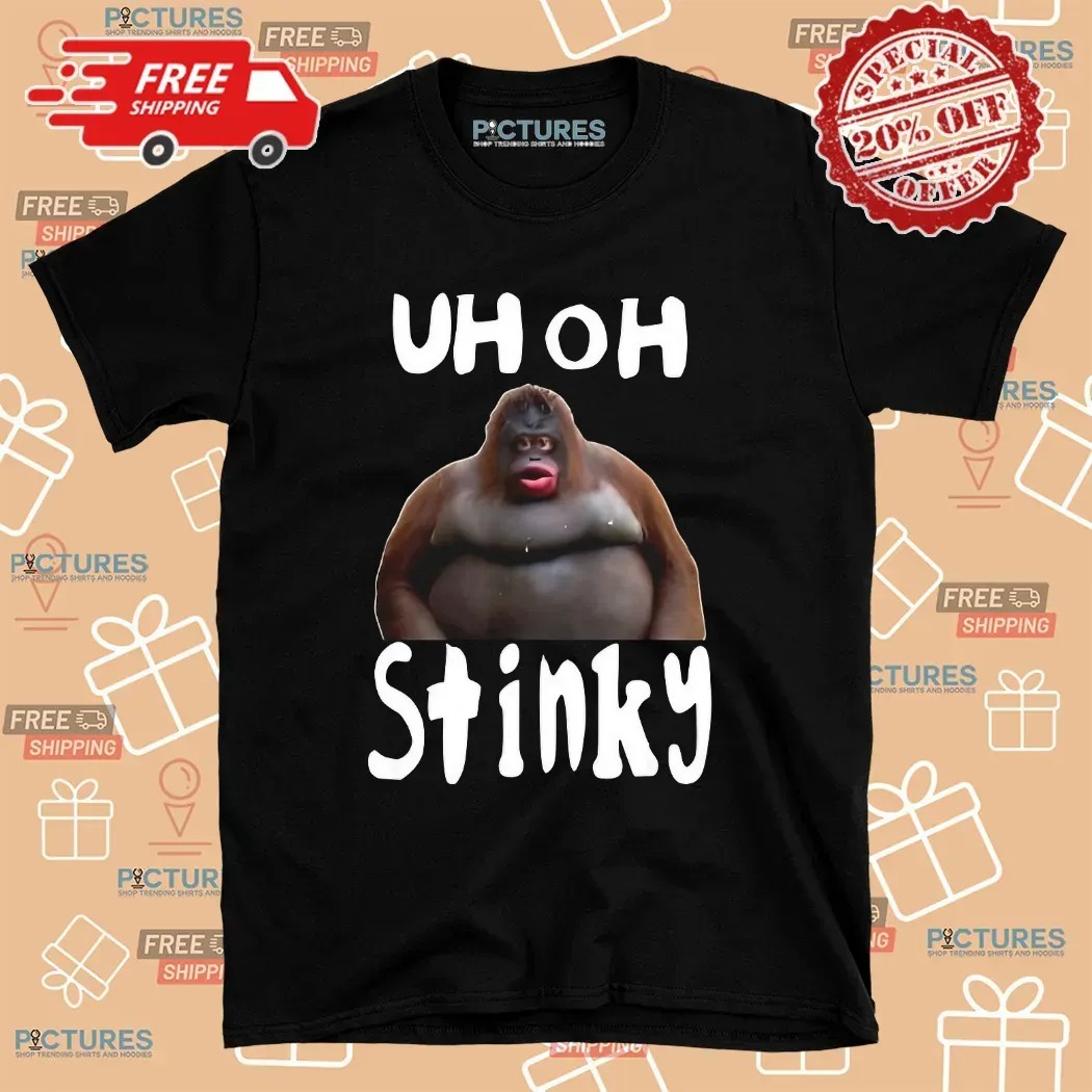 Monkey Uh Oh Stinky Meme T Shirt Monkey Uh Oh Stinky Meme T Shirt
