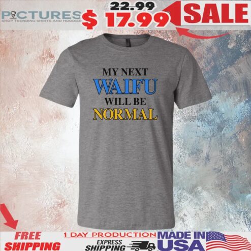 My Next Waifu Will Be Normal T Shirt