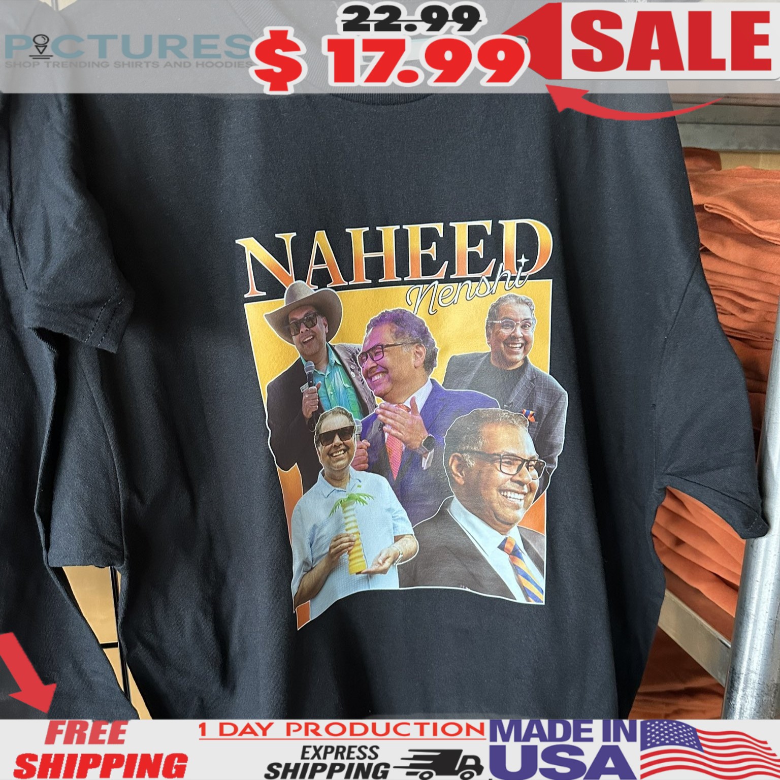 Naheed Nenshi Vintage Bootleg Shirt