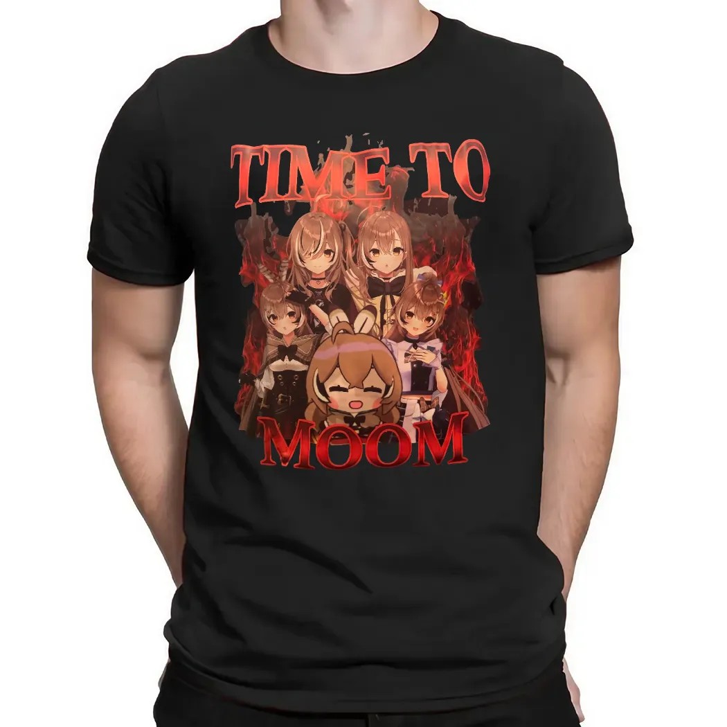 Nanashi Mumei Hololive Time To Moom Vintage Bootleg T Shirt Nanashi Mumei Hololive Time To Moom Vintage Bootleg T Shirt