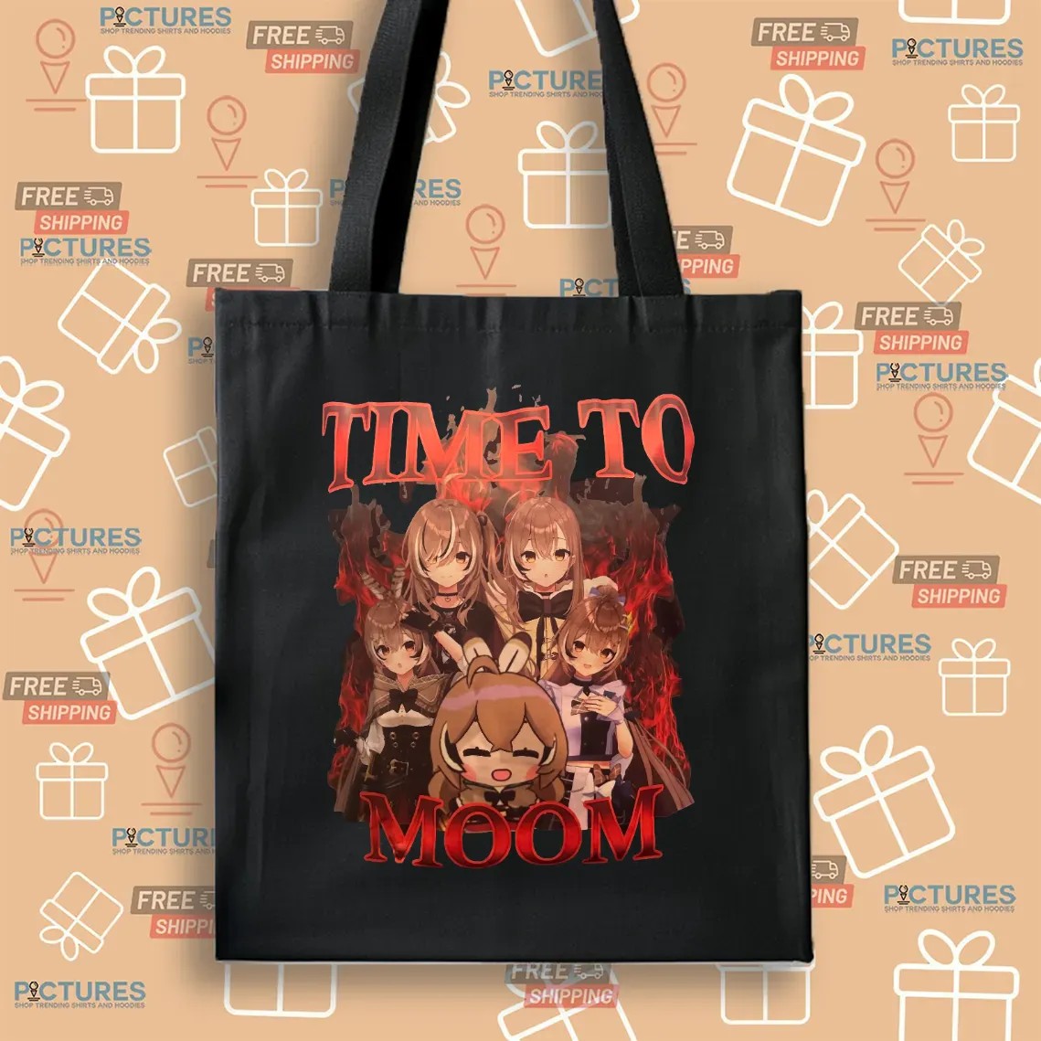 Nanashi Mumei Hololive Time To Moom Vintage Bootleg T Shirt Nanashi Mumei Hololive Time To Moom Vintage Bootleg T Shirt