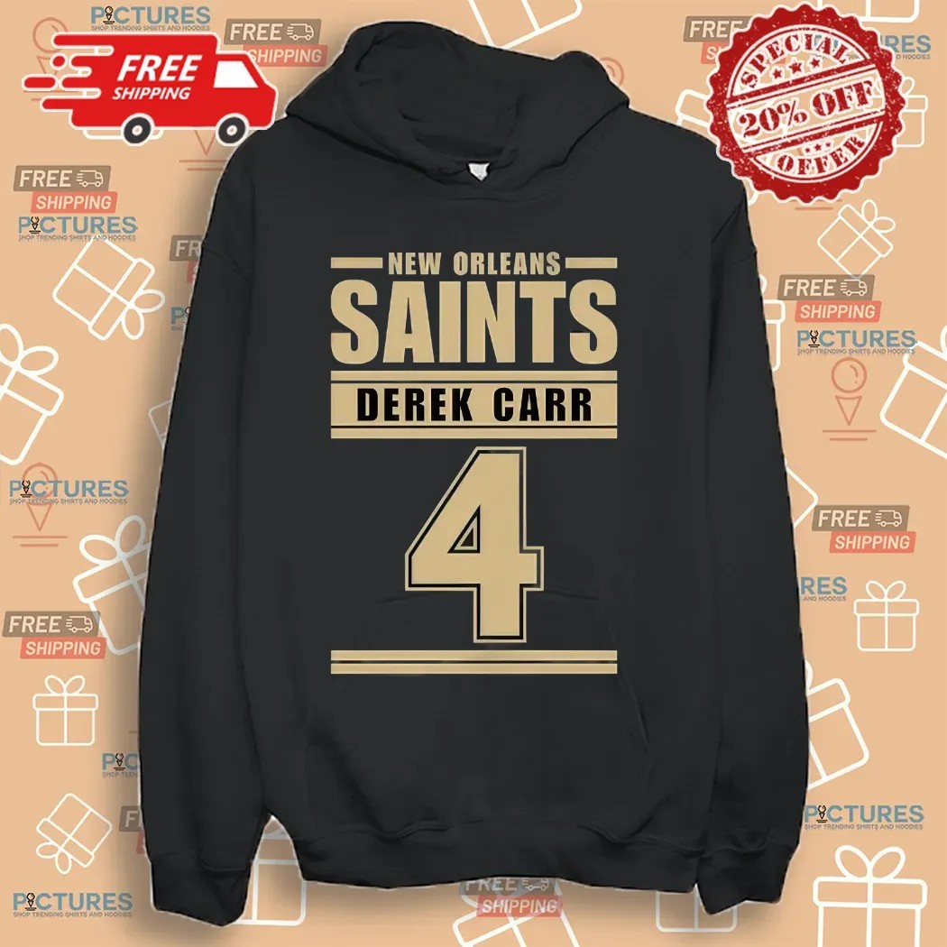 New Orleans Saints Derek Carr 4 Football Players Shirt New Orleans Saints Derek Carr 4 Football Players Shirt