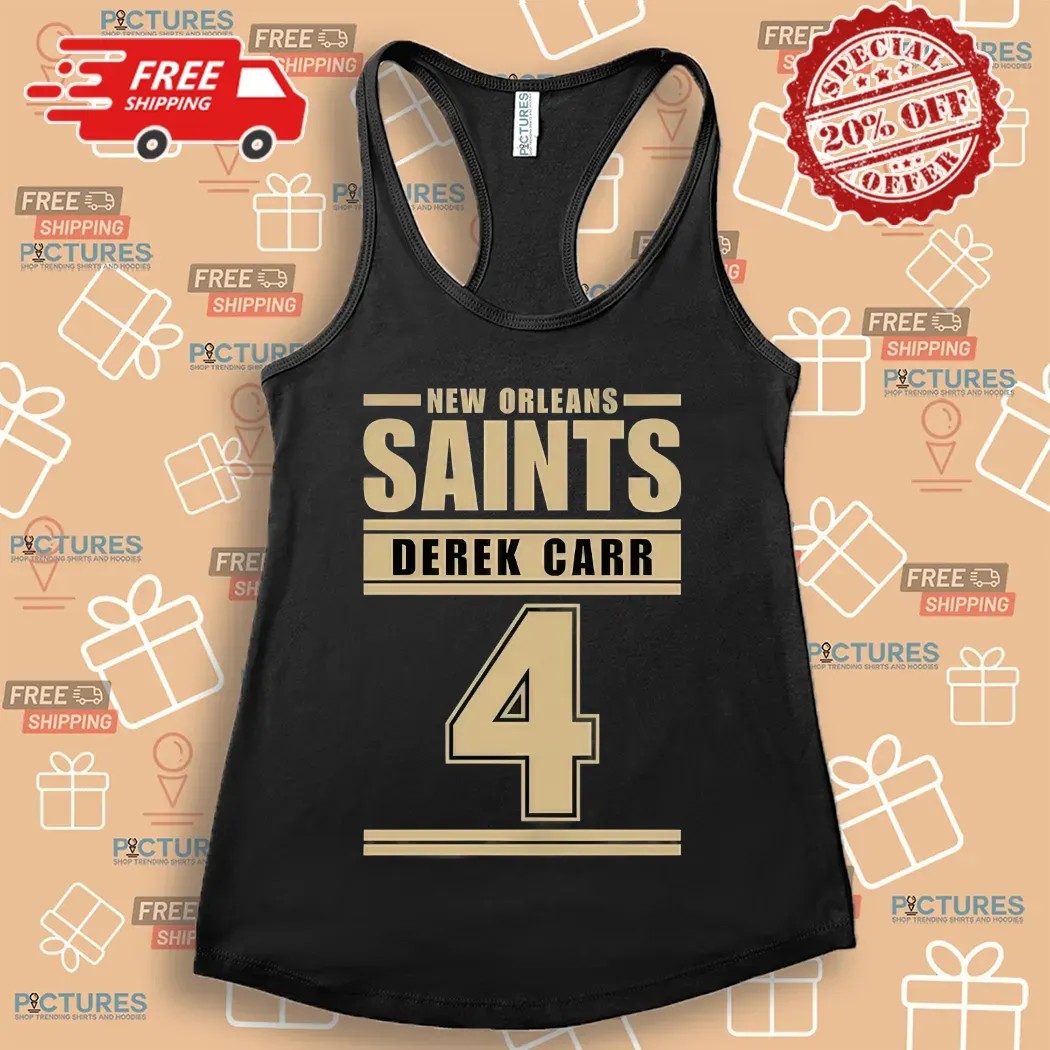 New Orleans Saints Derek Carr 4 Football Players Shirt New Orleans Saints Derek Carr 4 Football Players Shirt