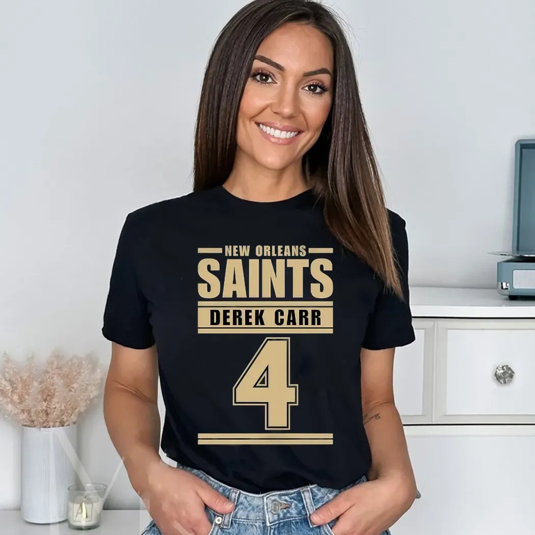 New Orleans Saints Derek Carr 4 Football Players Shirt New Orleans Saints Derek Carr 4 Football Players Shirt