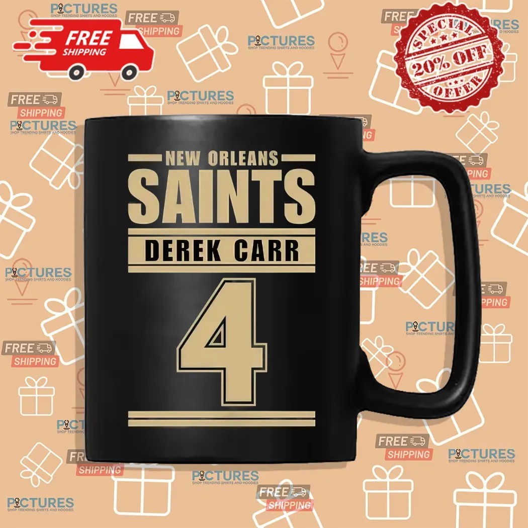 New Orleans Saints Derek Carr 4 Football Players Shirt New Orleans Saints Derek Carr 4 Football Players Shirt