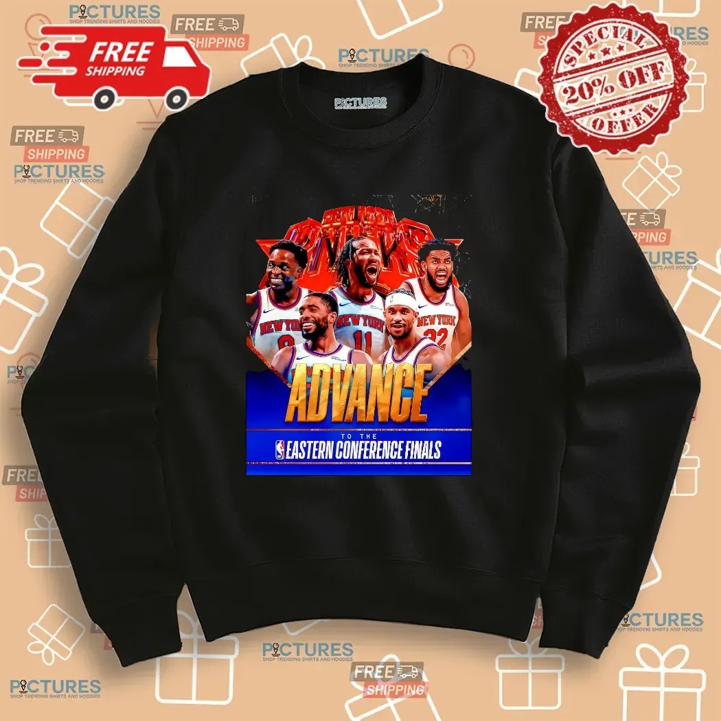 New York Knicks Advance To The Eastern Conference Finals 2025 T Shirt