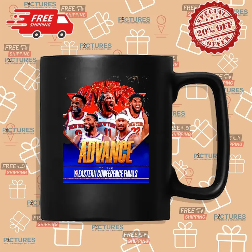 New York Knicks Advance To The Eastern Conference Finals 2025 T Shirt