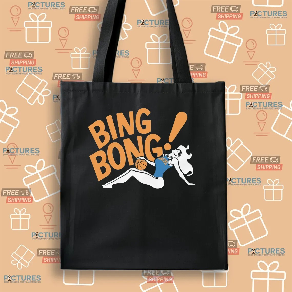 New York Knicks Basketball Bada Bing Bong Sexy Girl T Shirt