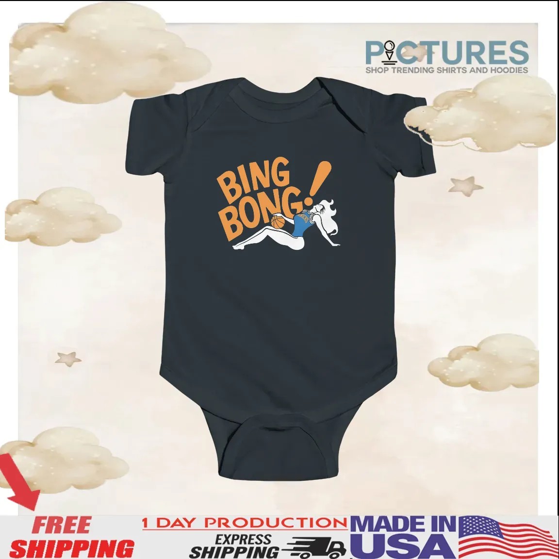 New York Knicks Basketball Bada Bing Bong Sexy Girl T Shirt